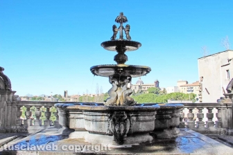 Viterbo - La fontana di piazza del Comune