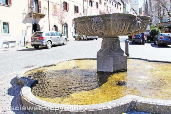 San Martino - La fontana di piazza Mariano Buratti