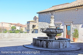 Viterbo - La fontana di piazza San Lorenzo