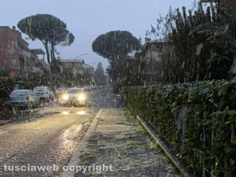 Nevica a Viterbo