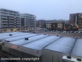 Nevica a Viterbo