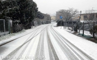Maltempo - Montefiascone sotto la neve