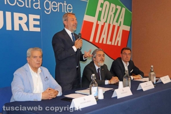 Viterbo - il congresso provinciale Forza Italia - Raffaele Nevi
