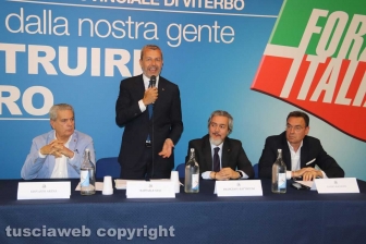 Viterbo - il congresso provinciale Forza Italia - Raffaele Nevi