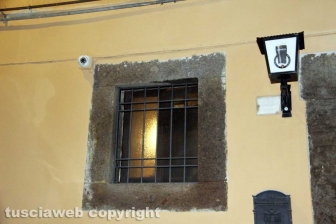 Forze dell'ordine lungo via del Pilastro