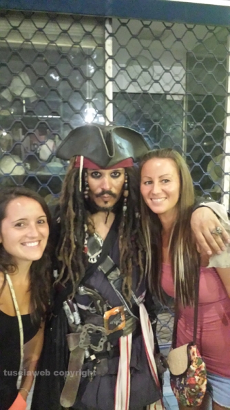 Saluti da Malaga (Spagna) da Massimiliano, Monica, Eva e Jhonny Depp