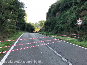 Frana su strada Acquabianca