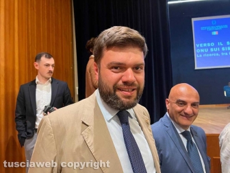 Viterbo - Francesco Lollobrigida all'evento dell'Unitus - Alessandro Romoli