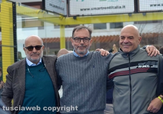 Roberto Pallocchia e gli organizzatori