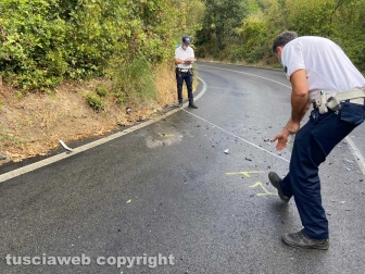 Viterbo - Autobus contro macchina sulla Sammartinese