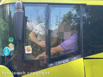 Viterbo - Autobus contro macchina sulla Sammartinese