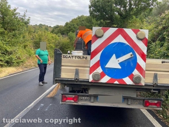 Viterbo - Autobus contro macchina sulla Sammartinese