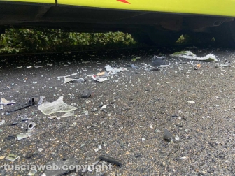Viterbo - Autobus contro macchina sulla Sammartinese