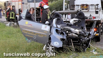 Valentano - Frontale, muore ragazzo di 21 anni