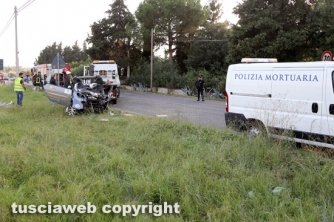 Valentano - Frontale, muore ragazzo di 21 anni