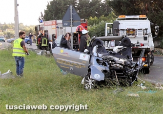 Valentano - Frontale, muore ragazzo di 21 anni