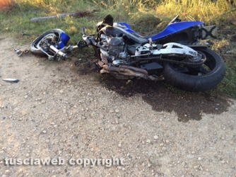 Tuscania - Scontro sulla strada Dogana, due morti