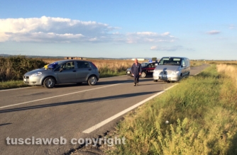 Tuscania - Scontro sulla strada Dogana, due morti
