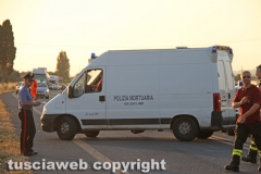 Tarquinia - Frontale sull\'Aurelia