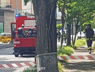 Viterbo - Fuga di gas in via Vicenza