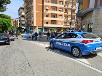 Viterbo - Fuga di gas in via Vicenza - La polizia