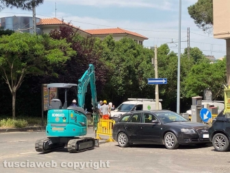 Viterbo - Fuga di gas in via Vicenza