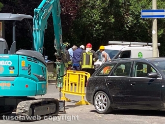 Viterbo - Fuga di gas in via Vicenza