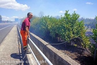 Fuoco lungo la trasversale