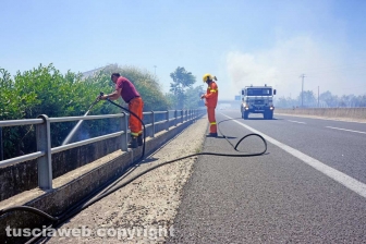 Fuoco lungo la trasversale