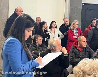 Viterbo - L'incontro della sindaca Frontini agli Almadiani