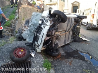 Montefiascone - Incidente sulla Umbro-Casentinese