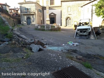 Montefiascone - Incidente sulla Umbro-Casentinese