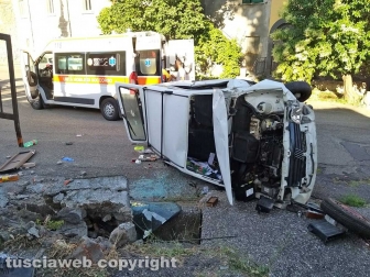 Montefiascone - Incidente sulla Umbro-Casentinese