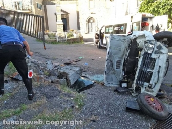 Montefiascone - Incidente sulla Umbro-Casentinese