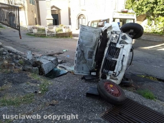 Montefiascone - Incidente sulla Umbro-Casentinese