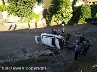 Montefiascone - Incidente sulla Umbro-Casentinese