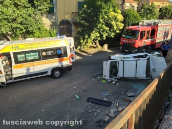 Montefiascone - Incidente sulla Umbro-Casentinese