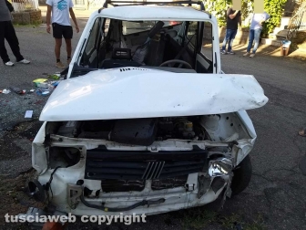 Montefiascone - Incidente sulla Umbro-Casentinese