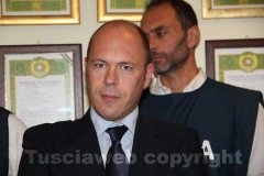 Il capo della squadra mobile di Viterbo Fabio Zampaglione