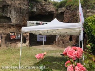 IMG_788Gazebo e bandiere di M5s a Poggio Giudio 8