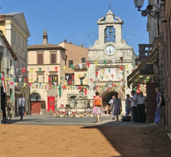 George Clooney a Sutri