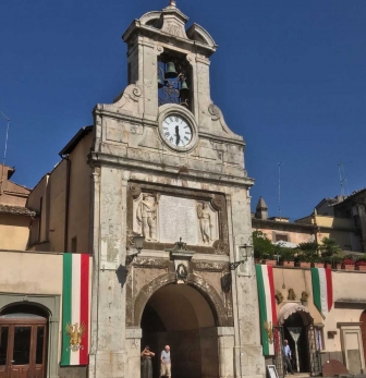 George Clooney a Sutri