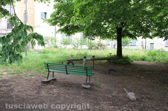 Giardino viale Capocci nel degrado - Incontro con Michelini