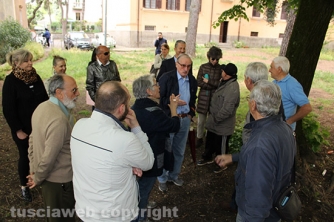 Giardino viale Capocci nel degrado - Incontro con Michelini