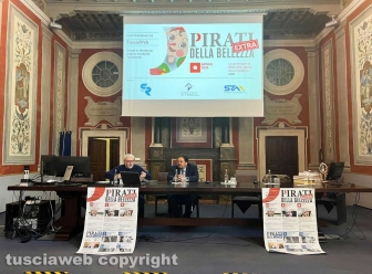 Gino Roncaglia all'Unitus per Pirati della bellezza