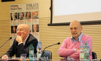 Giordano Bruno Guerri ai Pirati della Bellezza con Massimo Pistilli