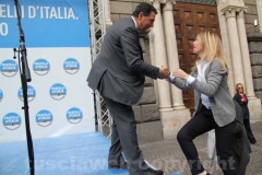 Giulio Marini e Giorgia Meloni