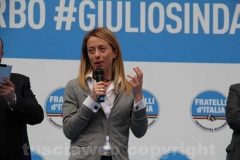 Giorgia Meloni a Viterbo