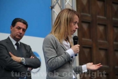 Giorgia Meloni a Viterbo