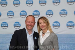 Giorgia Meloni e Luigi Maria Buzzi